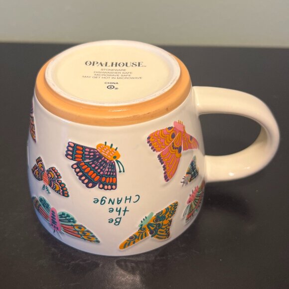 Opalhouse BE THE CHANGE Butterflies Stoneware Mug - Picture 12 of 14